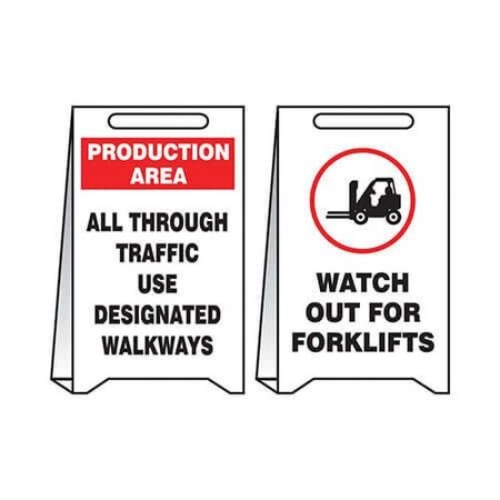 Accuform Floor Sign, PFE450 PFE450